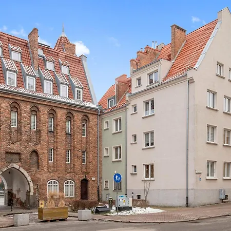 Motlawa Bulvar Z Widokiem Na Rzeke Motlawa By Downtown Apartmán Gdaňsk
